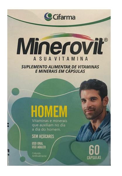 Imagem de Multivitamínico Minerovit Homem 60 Cps  Cifarma