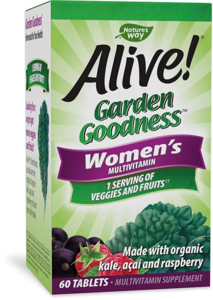 Imagem de Multivitamínico Nature's Way Alive! Garden Goodness Women 60 comprimidos