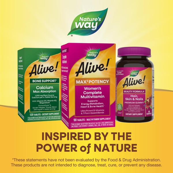 Imagem de Multivitamínico Nature's Way Alive! Max3 Potency Women 90 comprimidos