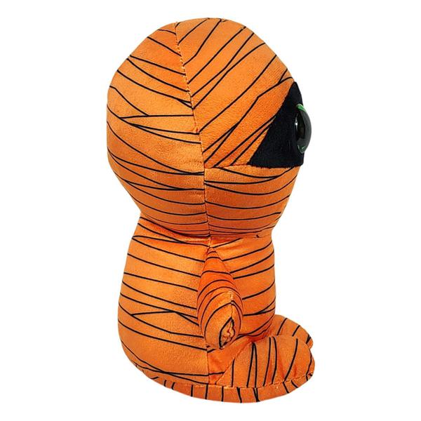 Mumia De Pelúcia Sentada Halloween 22cms - Laranja - Tuka Toy Imagem de Mumia De Pelúcia Sentada Halloween 22cms - Laranja