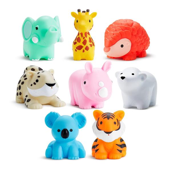 Imagem de Munchkin Wild Animal Bath Toy Squirts, 8 Pack