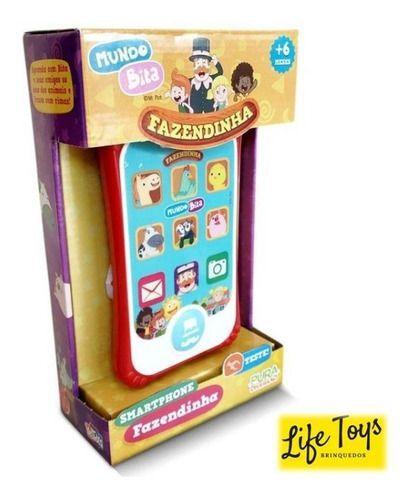 Imagem de Mundo Bita Smartphone Infantil Fazendinha 20119 Yes Toys