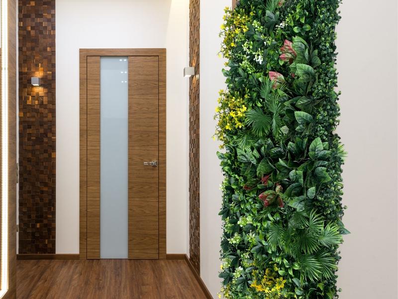 Imagem de Muro inglês artificial kit 1m² para jardim vertical luxuoso