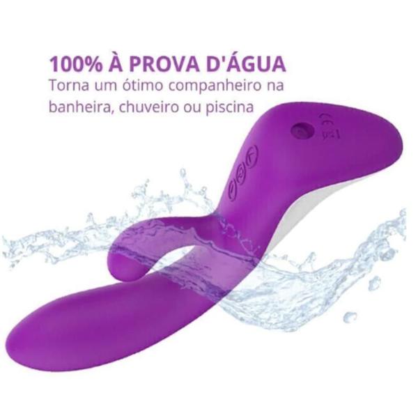 Imagem de Muse Vibrador Ponto G e Clitóris Rabbit Movimento de Dedo Formato Anatômico Demons S-Hande em Silicone Recarregável