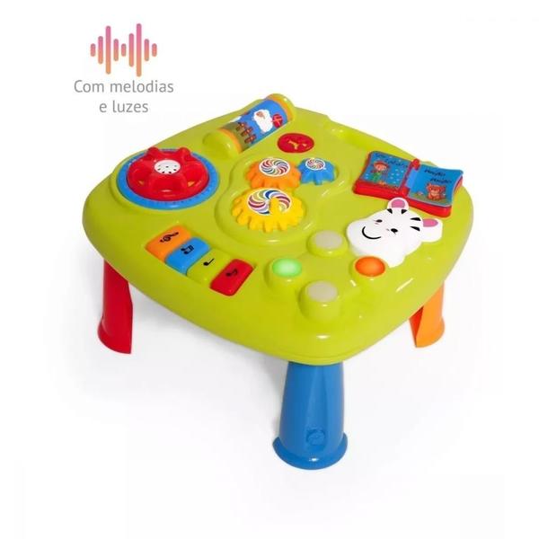 Music Table com Luz e Som Didatico Verde Ta Te Ti 0883 Imagem de Music Table com Luz e Som Didatico Verde Ta Te Ti 0883