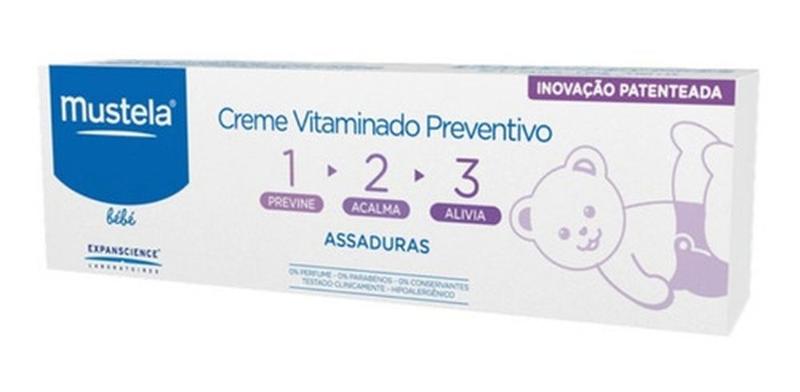 Imagem de Mustela Bebê Creme Vitaminado Preventivo 123 108g