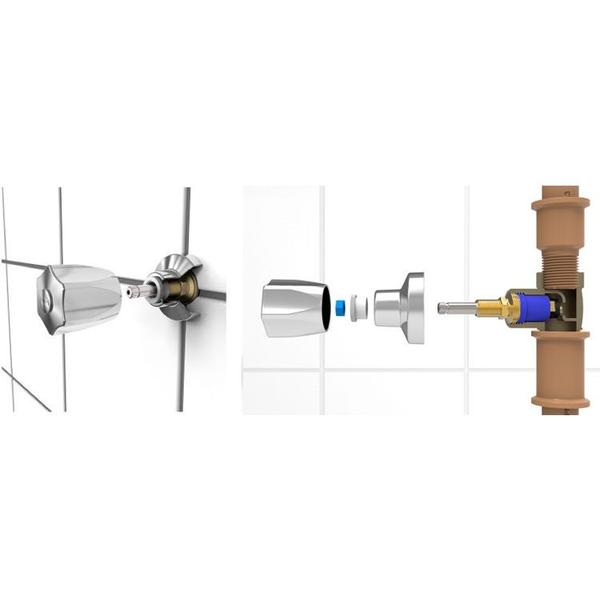 Imagem de MVS Registro Pressão Acqua - System X Deca Padrão