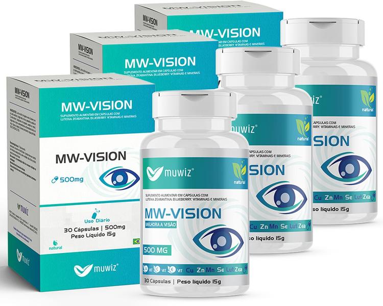 Imagem de Mw-Vision Luteína E Zeaxantina 500Mg 30 Cápsulas Muwiz