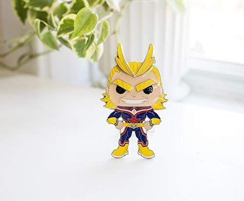 Imagem de My Hero Academia 3-Inch Funko POP E esmalte pin, All Might  Oficialmente licenciado Boku no Hero Collectible  Pinos de metal para mochilas, jaquetas  Presentes de anime, acessórios de super-heróis