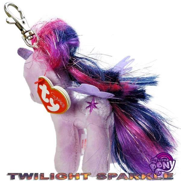 Imagem de My Little Pony Chaveiro Mini Pelúcia Twilight Sparkle - TY 3722