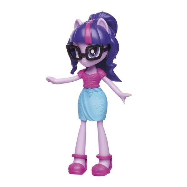 Imagem de My Little Pony Equestria Girls Fashion Squad Twilight Sparkle e DJ Pon-3 Mini Doll Set Toy com Mais de 40 Acessórios de Moda