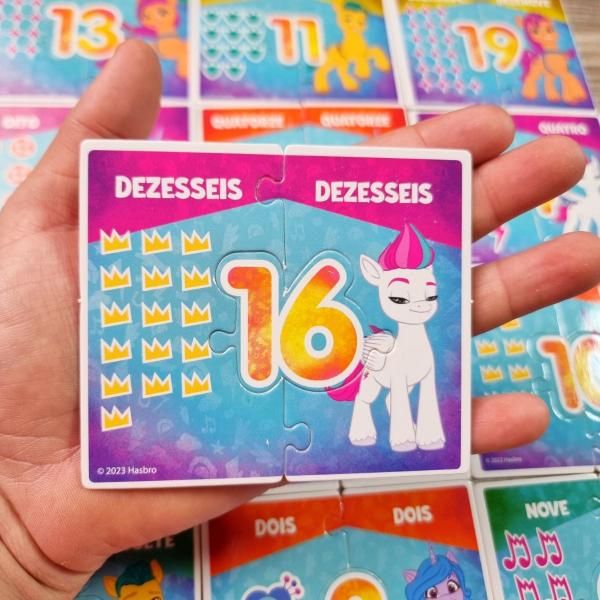 Imagem de My Little Pony Quebra Cabeça Educativo Números 1 Ao 20 60Pç