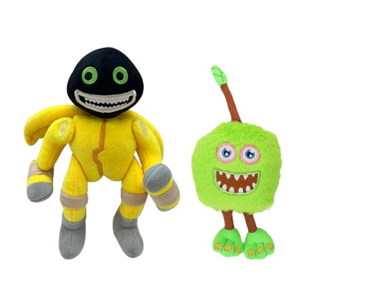 Imagem de My Singing Monsters Kit 2 pelúcias Wuboox Amarelo e Sabugo