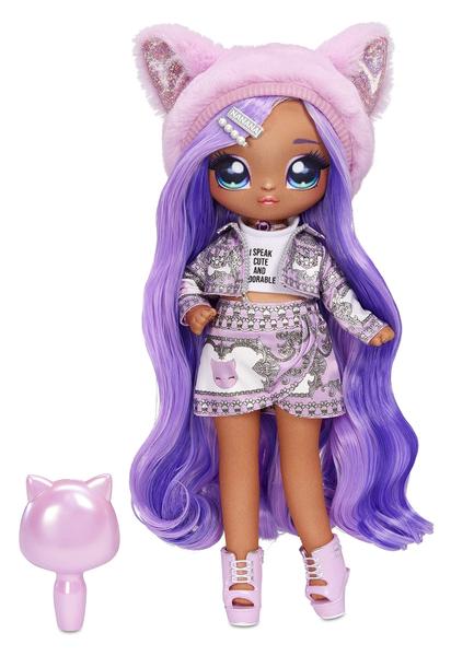 Imagem de Na Na Na Surprise Family Soft Doll Multipack of 2 Fashion Dolls + Cute Pet Kitty, Chic Outfits, Long Hair & Poseable, Inclui 12 Acessórios - Presente para Crianças, Brinquedo para Meninas Meninos Idade 5 6 7 8 Anos