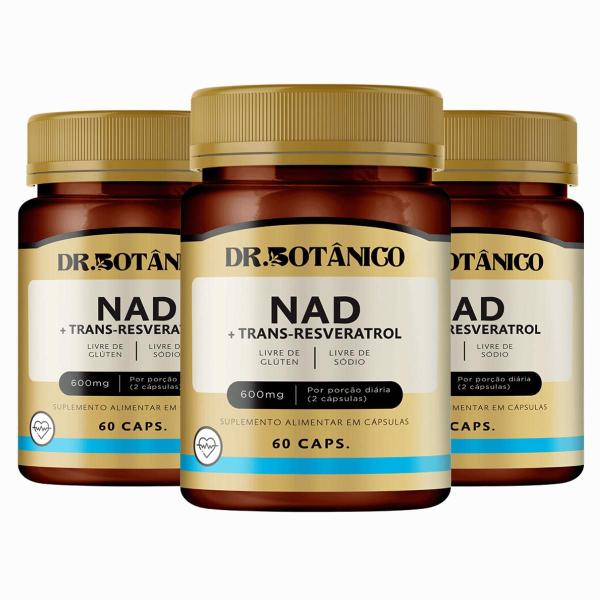 Imagem de Nad + trans resveratrol 1.000mg 60caps dr. botanico