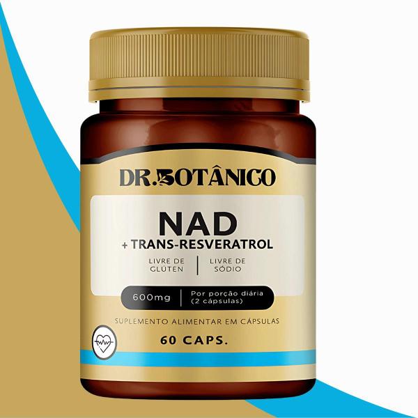 Imagem de Nad + trans resveratrol 1.000mg 60caps dr. botanico