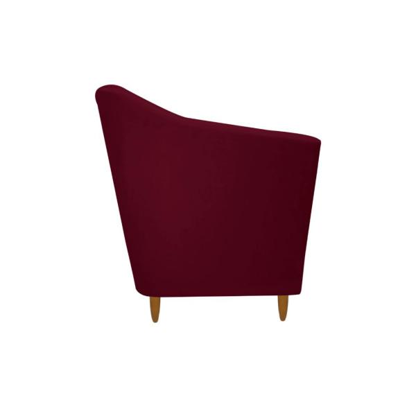 Imagem de Namoradeira Átila Decorativa  2 Lugares Suede Marsala