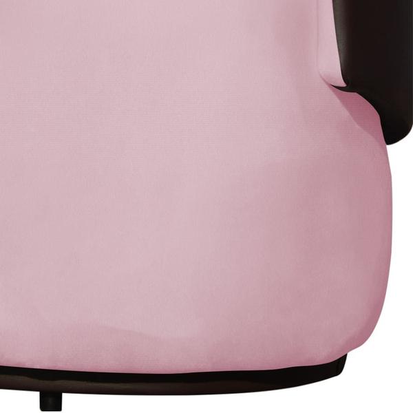 Imagem de Namoradeira Beatriz Suede Rosa Composê material sintético Marrom - Vallisa Decor