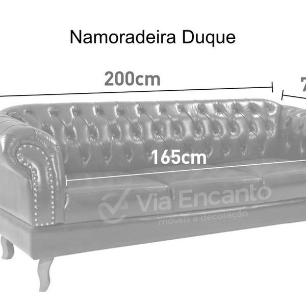 Imagem de Namoradeira Chest 3 Lugares Duque Courano