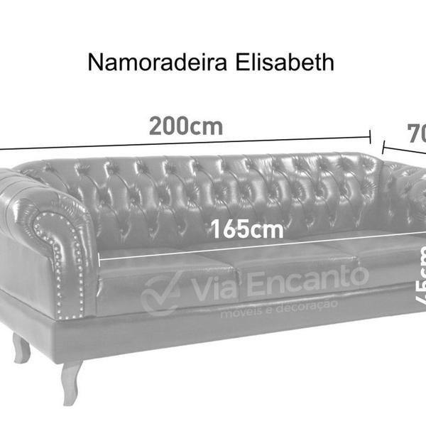 Imagem de Namoradeira Chest 3 Lugares Elisabeth