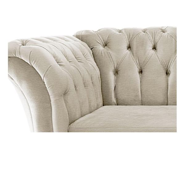 Imagem de Namoradeira Chesterfield Sofia Corano Bege- ADJ Decor