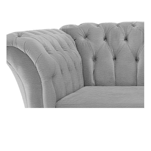 Imagem de Namoradeira Chesterfield Sofia Corano Cinza - ADJ Decor