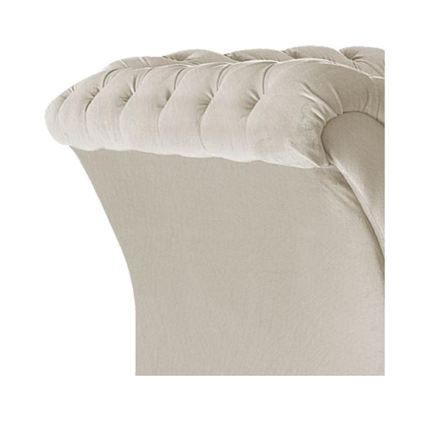 Imagem de Namoradeira Chesterfield Sofia Suede Bege- ADJ Decor