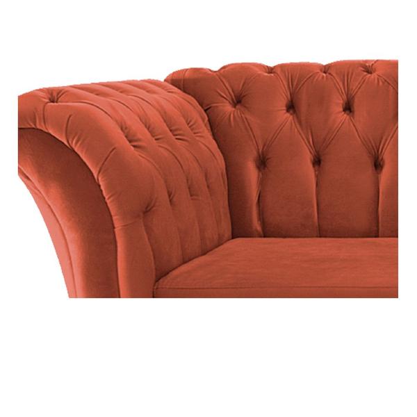 Imagem de Namoradeira Chesterfield Sofia Suede Terracota - Amarena Móveis