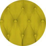 Imagem de Namoradeira Decorativa Dália Suede Amarelo 2 Lugares Pés Madeira Ms Decor