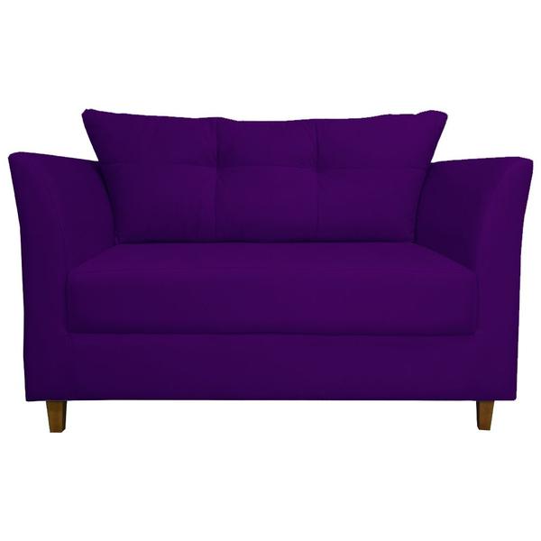 Imagem de Namoradeira Isis Veludo Roxo - Montanaris Decor