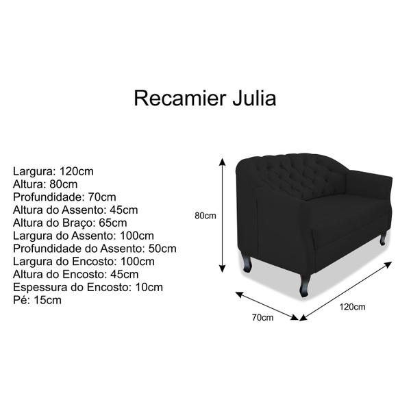 Imagem de Namoradeira Julia A02 Corano - ADJ Decor