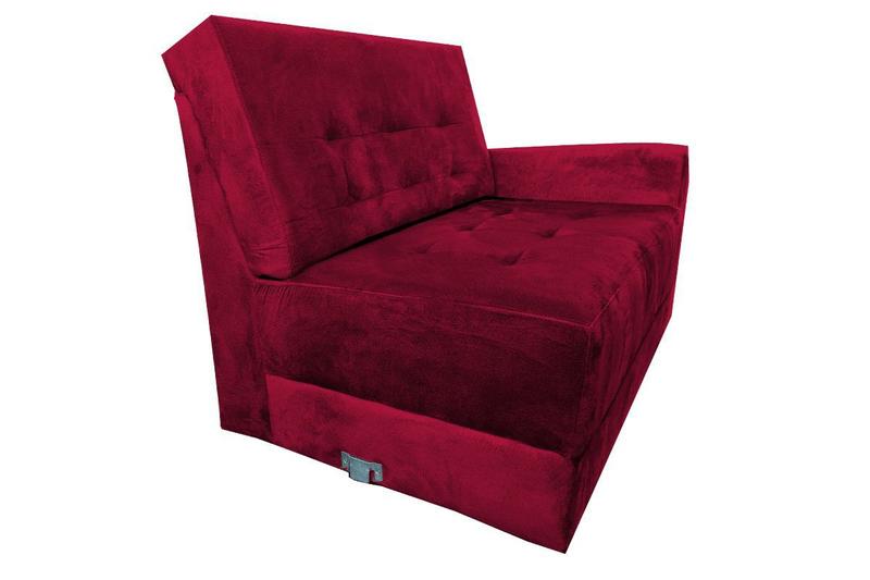 Imagem de Namoradeira Sofa Lilian 2,40 C/ Duas Almofadas Vermelho 