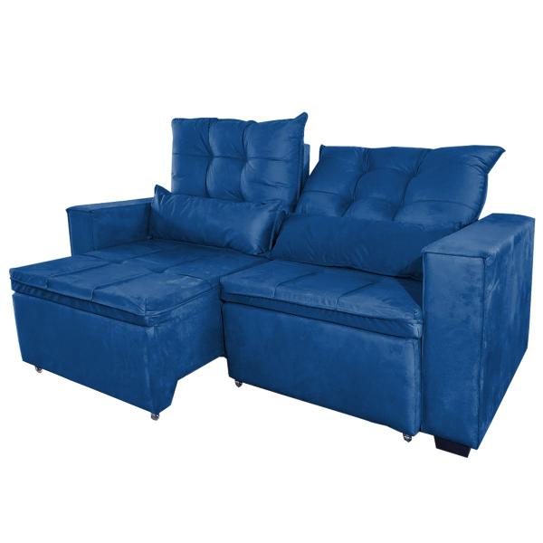 Imagem de Namoradeira Sofa Retratil e Reclinavel Julia 2M Sala Escritorio 