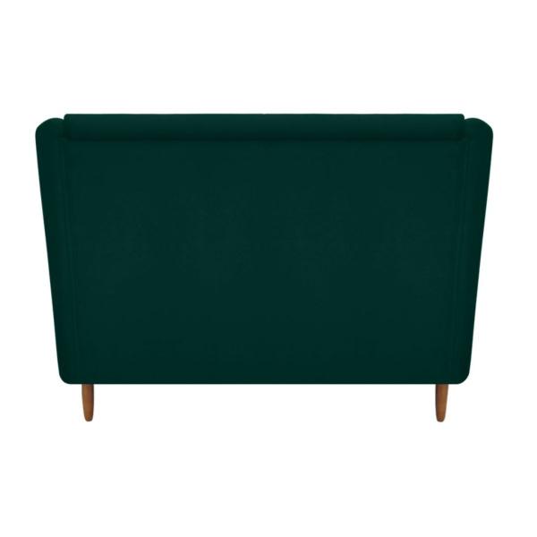 Imagem de Namoradeira Tila Decorativa  2 Lugares Suede Verde Militar