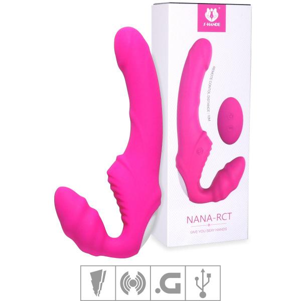 Imagem de Nana S-Hande Vibrador Strapless Controle Remoto 9 Modos de Vibração a Prova D'Água 21,8 x 3,1 cm