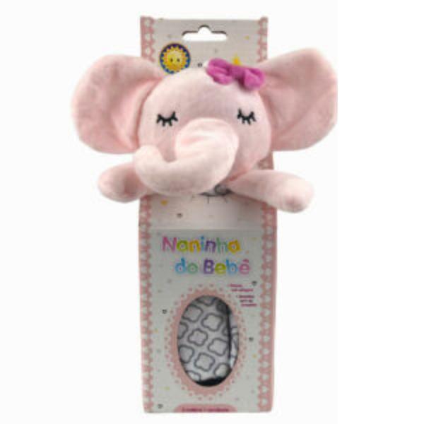 Imagem de Naninha Bichinhos - Kitstar Elefante Rosa