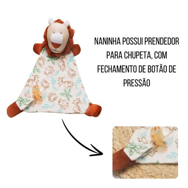 Naninha Cheirinho De Bichinho C/ Guizo - Porta Chupeta - Happy Baby Imagem de Naninha Cheirinho De Bichinho C/ Guizo - Porta Chupeta