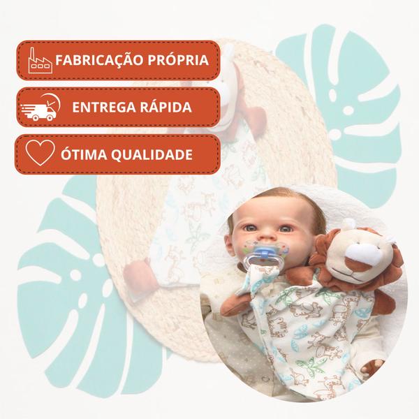 Naninha Cheirinho De Bichinho C/ Guizo - Porta Chupeta - Happy Baby Imagem de Naninha Cheirinho De Bichinho C/ Guizo - Porta Chupeta