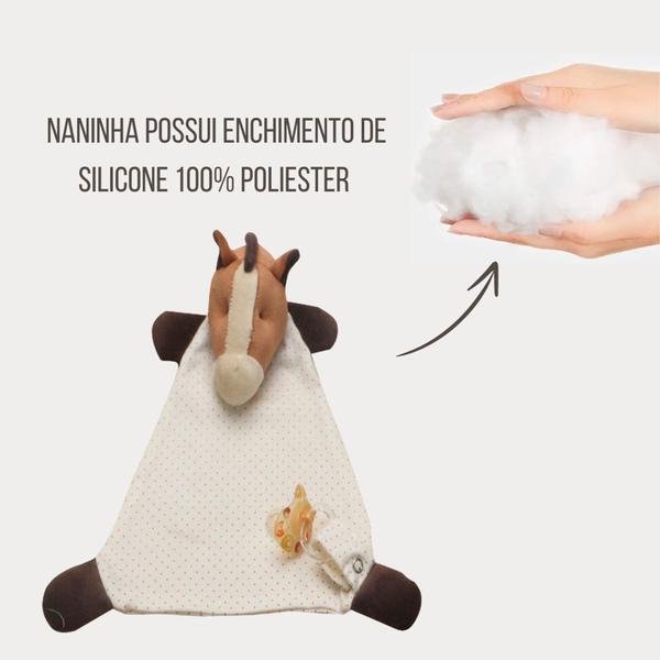 Imagem de Naninha Cheirinho De Bichinho C/ Guizo - Porta Chupeta