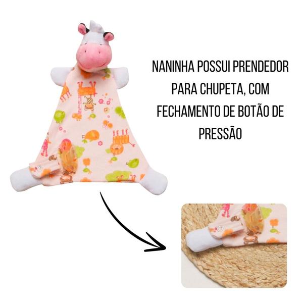 Imagem de Naninha Cheirinho De Bichinho C/ Guizo - Porta Chupeta