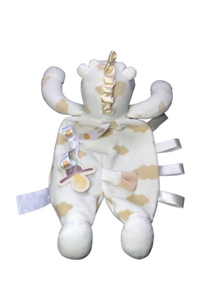 Imagem de Naninha com Carinha Girafa Rosa Multifunções Tag Zip Toys