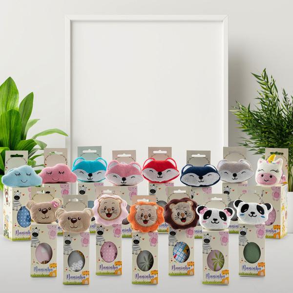 Naninha De Bichinhos Para Bebe, Animais Raposa e Urso em Várias Cores - Beca Baby Imagem de Naninha De Bichinhos Para Bebe, Animais Raposa e Urso em Várias Cores - Beca Baby