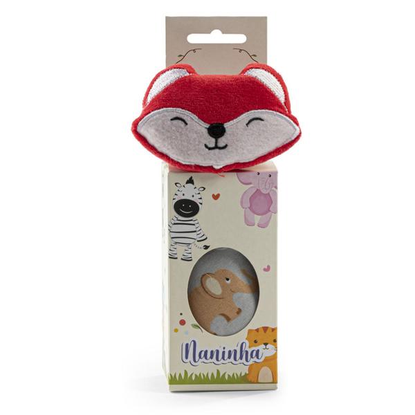 Naninha De Bichinhos Para Bebe, Animais Raposa e Urso em Várias Cores - Beca Baby Imagem de Naninha De Bichinhos Para Bebe, Animais Raposa e Urso em Várias Cores - Beca Baby