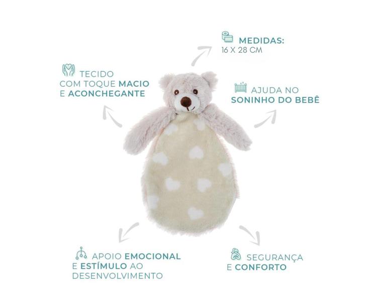 Imagem de Naninha mimo pelucia bichinhos cheirinho do bebê - presente