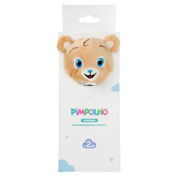 Imagem de Naninha Urso Com Prendedor De Chupeta - Pimpolho