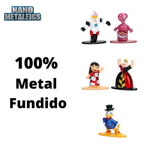 Imagem de Nano Metalfigs Disney Pack Com 5 Personagens Colecionáveis