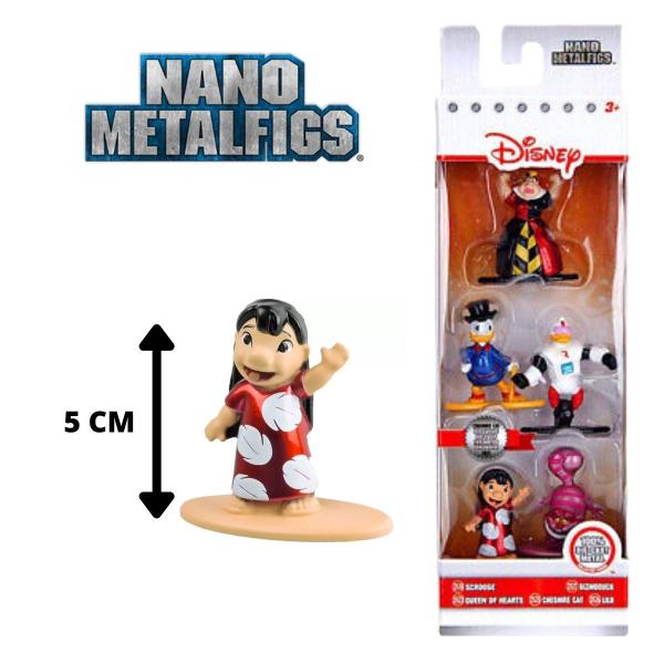 Imagem de Nano Metalfigs Disney Pack Com 5 Personagens Colecionáveis