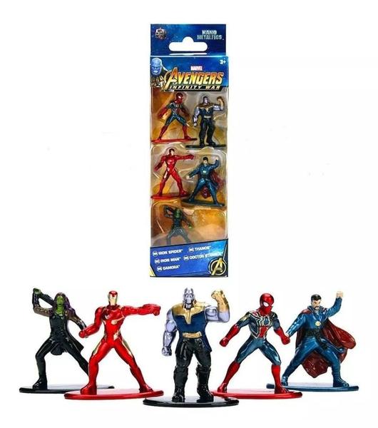 Imagem de Nano Metalfigs Vingadores Guerra Infinita Infinity War - Jada Toys - DTC