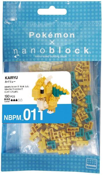 Imagem de Nanoblock - Pacote de 2 Conjuntos - Dragonite (Kairyu) e Bulbasaur (Fushigidane) - Personagens Pokémon Ajustáveis (Importação do Japão)