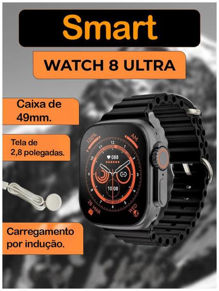 Imagem de Não Perca Tempo: Smartwatch Ultra 8 Preto Disponível ja!